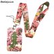thumbnail image 3 of Merry Christmas Father Christmas Tree Art Key Chain webbings ribbons Neck Strap for Phone Keys ID Card Cartoon Lanyards, 3 of 5