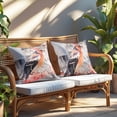 thumbnail image 5 of Decorative Throw Pillow Cover 18"x18" inches in 1 Set - Bird Print for Couch Sofa Bed Living Room Bedroom Farmhouse Patioâ€¦, 5 of 8