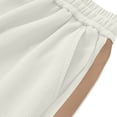 thumbnail image 5 of PNTUTB Men's Fashion Solid Color Casual Loose Elastic Waist Drawstring Side Seam Straight Leg Pants with Pockets, 5 of 5