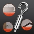 thumbnail image 4 of OULII 6 Pcs Galvanized Turnbuckles for Cables Wire Copper Tension Adjustment Panel Lights Installation, 4 of 8