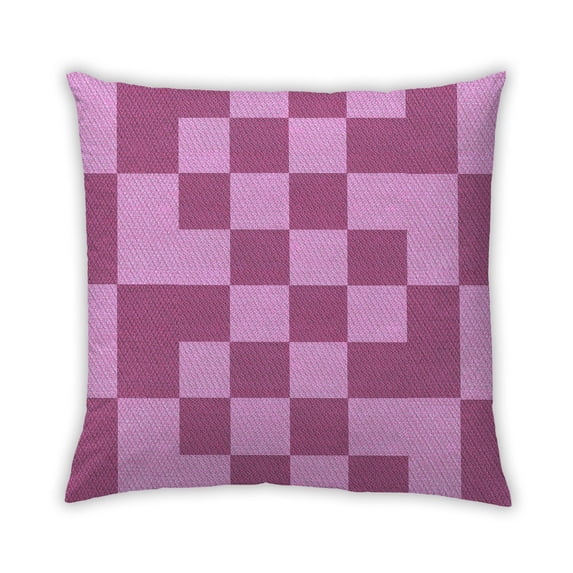 Ahgly Company Outdoor Square Contemporary Throw Pillow, 18 inch by 18 inch
