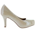 thumbnail image 2 of Delicacy Womens Cyndi-92 Heels Work Occasion Close Toe Pumps, 2 of 4