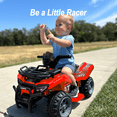 thumbnail image 3 of Hikiddo 6V Ride-on Toy for Toddlers, Kids ATV 4 Wheeler for 1-3 Boys & Girls with Music - Red, 3 of 8