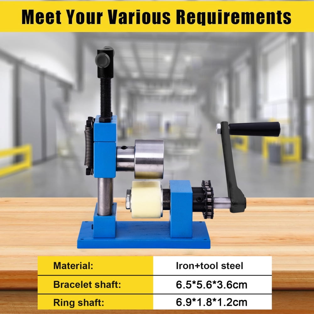 Jewelry Manual Bending Machine Press Round Machine Ring and Bracelet Winding Machine Suitable for Bending and Forming Gold, Silver, Copper and Other Jewelry