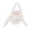 White, variant on Riousery Children Plush Easter Hunting Basket Cute Bunny Bag Candy Egg Storage Bucket with Long Ears Soft Toy Pink Size 9.45 inches / 24 cm [cite: 12, 22]