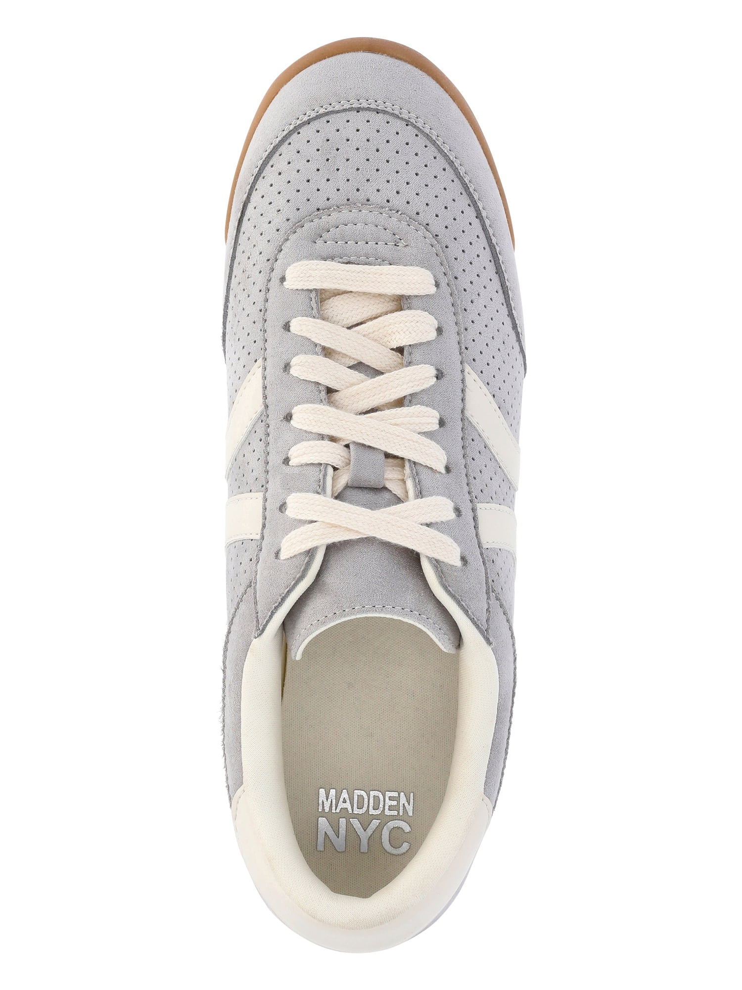 Madden NYC Women's Gum Sole Lace-up Low Sneakers