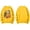 1-Yellow, variant on Peichun Halloween Pumpkin Cat Sweatshirts for Women Fall Winter Long Sleeve Crew Neck Loose Pullover Tops Vintage Spooky Season Graphic Loose Comfort Fit Hoodless Sweatshirt 1-Yellow XL