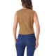 thumbnail image 3 of CHALECO SIN MANGAS DE SUEDE FALSO V DE MUJER INSPIRAR CHIC CON BOTONES VINTAGE CASUAL COLOR MARRÓN CLARO XL, 3 of 6