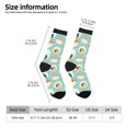 thumbnail image 2 of Balery Kawaii Sushi Calcetas Largas con Estampado para Hombre y Mujer – Suaves y Transpirables, Talla Única (US 5-11), 2 of 6