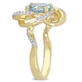 thumbnail image 3 of Everly Women's Topaz Yellow Gold Plated Ring, 3 of 8