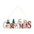 thumbnail image 2 of Pompotops Clearance Sales Christmas Decorations, Wooden Letter Board Decorations, Christmas Welcome Door Signs, Wooden Letter Board Decorations, 2 of 7