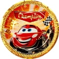 thumbnail image 1 of 24 Pz Plato De Cartón Premium Pastelero De Personajes Turbito Naranja, 1 of 4
