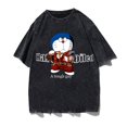 thumbnail image 1 of Camisetas Vintage sin mangas con estampado de gato de dibujos animados, camisetas Retro lavadas de manga corta, chaleco sin mangas de algodón puro, Tops de gran tamaño, 1 of 4