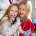 thumbnail image 3 of Plastic Fake Microphone Props Kids Pretend Play Microphone for Party 4Pcs, 3 of 5