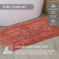 thumbnail image 3 of Home Weavers Classy Bathmat 100% Cotton Tufted Bath Rug, Extra Soft and Absorbent Bath Rugs, Machine Washable bath rugs for Bathroom, 24"x40" Rectangle, Coral, 3 of 10