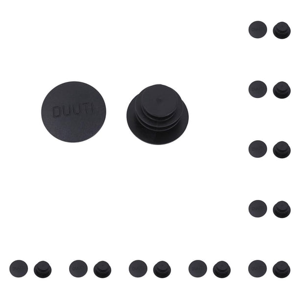 Toystoory Tapones de extremo de manillar de 2 piezas, mano de obra exquisita, tapa de agarre de bicicleta Multicolor a prueba de caídas para bicicleta de Negro 10piezas Toystoory CBP195240