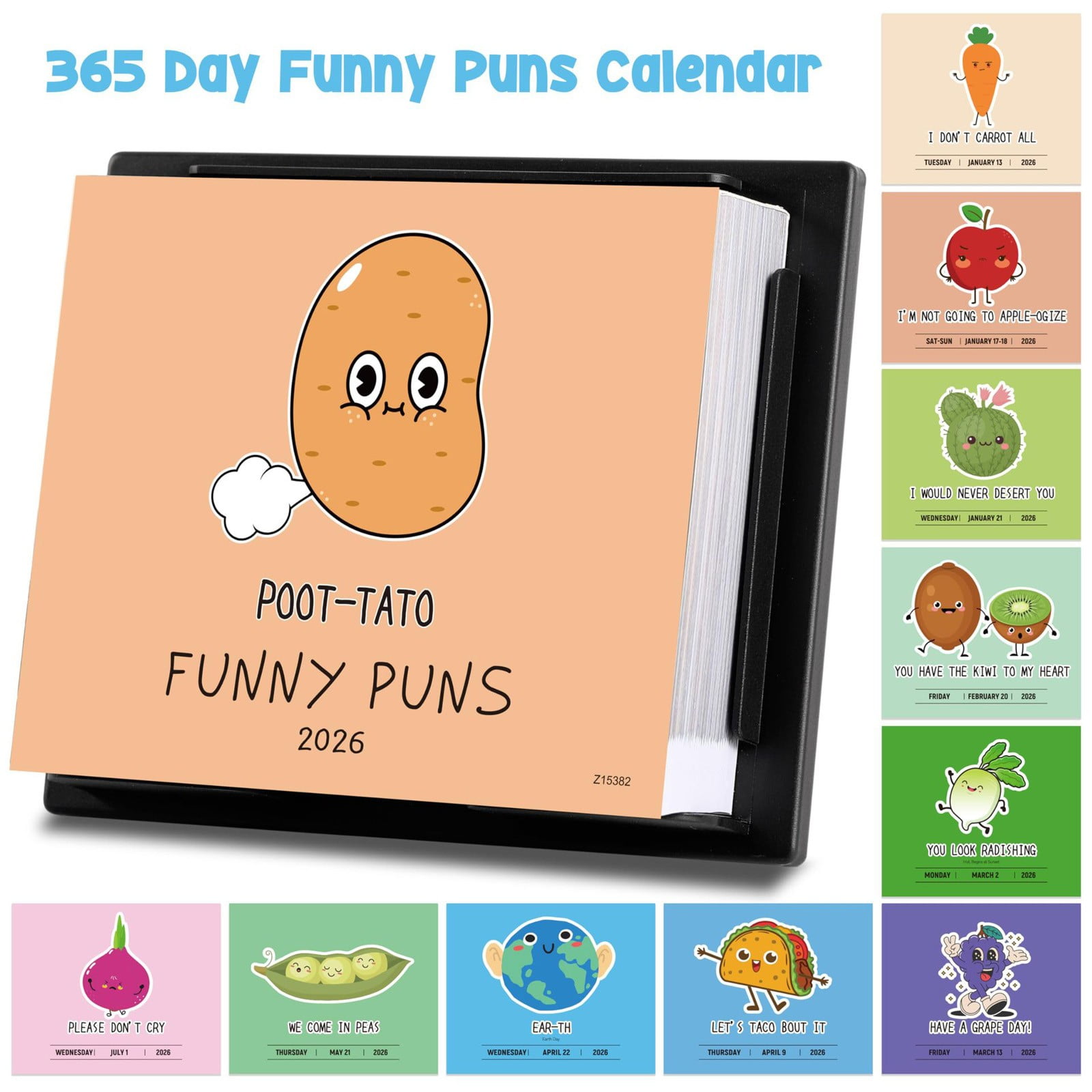 2026 Pun Calendar Fun Daily Desk Calendar With Humorous Quotes Office Desk  Decor Tear Off Page Calendar For Home Office 2026 Year Calendar - Walmart.ca