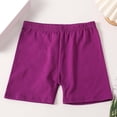 thumbnail image 4 of Tfken Kids Toddler Jean Shorts For Teen Girls Summer Elastic Waist Solid Color Slim Shorts Casual Trendy Daily Wear Teen Classic Denim Shorts Red, 4 of 6