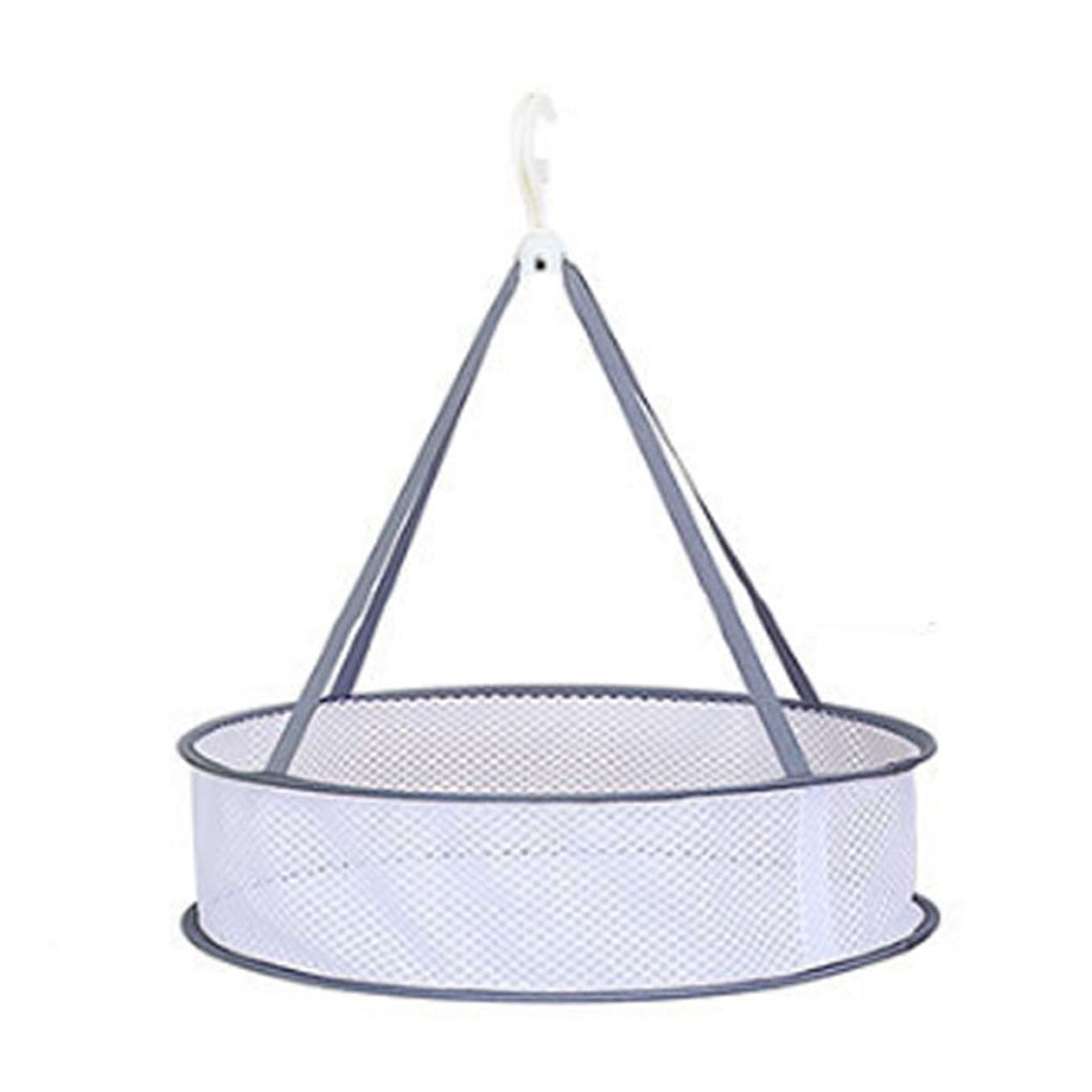 Windproof Drying Rack Sweaters Hanging Clothes Laundry Basket Mesh Folding Dryer Net Underwear