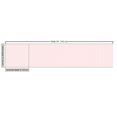 thumbnail image 3 of Ambesonne Abstract Fabric by the Yard Upholstery, Floral-Like Minimalist Art, 2 Yards, Pale Pink Rose and White, 3 of 5