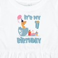 thumbnail image 4 of Inktastic Hatching Dinosaur 1st Birthday Girls Baby Dress, 4 of 5