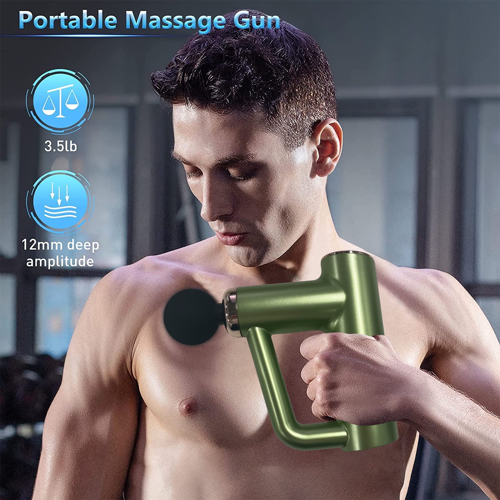 Massage Gun, Muscle Massage Gun, Handheld Electric Muscle Massager for  Athletes, Deep Tissue Massage…See more Massage Gun, Muscle Massage Gun