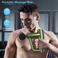 thumbnail image 5 of GLUAAE Professional Deep Tissue Percussion Muscle Massager with 6 Speeds and 4 Heads, Handheld & Portable Massage Gun for Athletes Shoulder, Back, Neck Pain Relif, 5 of 8