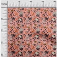 thumbnail image 2 of oneOone Rayon Medium Pink Fabric Asian Japanese Floral Diy Clothing Quilting Fabric Print Fabric By Yard 56 Inch Wide, 2 of 4