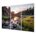thumbnail image 2 of Designart "Serene Moments in Custer State Park, South Dakota II" South Dakota Metal Wall Art Set, 2 of 5