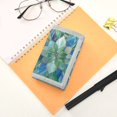 thumbnail image 7 of JIALIOU Nylon Trifold Card Wallet with ID Window Zipper Pocket for Men Women Teen Abstract Floral Stained Glass, 7 of 7