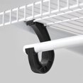 thumbnail image 5 of Clearance Sale!2Pcs Hanging Closet Rod Support Closet Shelf Rod Holder Sturdy J Shaped Closet Brackets For Hanging Clothes Cabinets Storage And Curtain, Household Hooks, 5 of 9