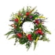 thumbnail image 5 of Corona de flores silvestres, corona Artificial, decoración del hogar, chimenea decorativa interior, escaleras, puerta delantera, corona exterior para, 5 of 9