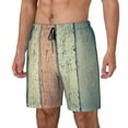 thumbnail image 2 of Uemuo Hardwood Pattern Mens Swim Trunks Quick Dry Board Shorts with Mesh Lining, Stretch Beach Shorts Quick Dry No-Chafing Board Shorts-Large, 2 of 9