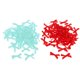 thumbnail image 1 of 200 Mini Cintas De Raso, Arcos, Flores, Apliques, Bricolaje, Artesanía, Color Rojo Y Azul, Ideales Para Manualidades Navideñas, Bodas, Regalos, Costur perfecl Adorno de costura de bricolaje, 1 of 8