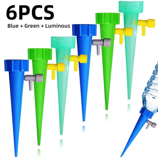 6PCS Durable Bottle Automatic Self-Watering Drippers Sprinklers Garden Drip Irrigation Household Plant Flower Watering Tools He Qiyong unisex