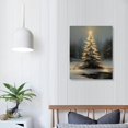 thumbnail image 3 of Nawypu Christmas Wall Art Home Decor Santa Claus with Sleigh Poster Canvas Print Christmas Tree Pictures Winter Wall Decor Living Room Bathroom Room Aesthetic, 3 of 4