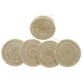 thumbnail image 1 of 4 PC Round Line Braided Coaster, 1 of 5