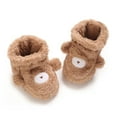 thumbnail image 6 of HUANBAI Winter Baby Boots Soft Warm First Cozy Animal Design Sole For Infant Boys Girls Toddler Footwear Indoor Outdoor Use 12-18 Months, 6 of 6