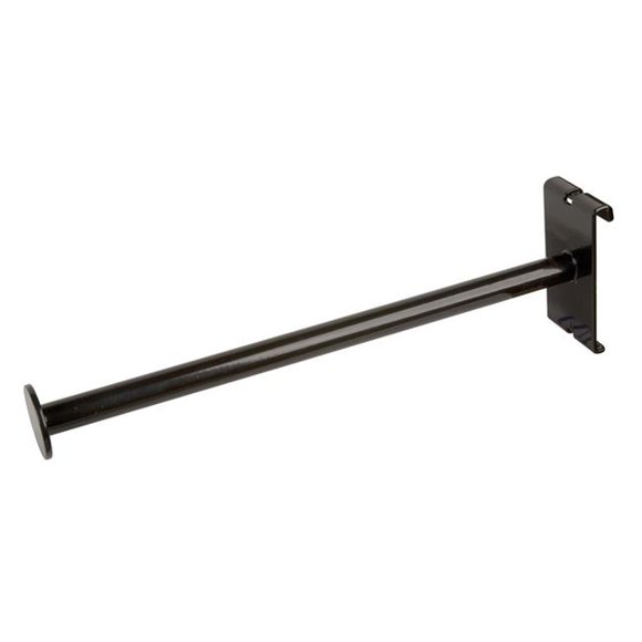 BLK-12 12 in. Face-Out with Disc at End, Black - Semigloss