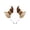 A002- Brown, variant on Christmas Headband, Antler Headband, Furry Reindeer Antlers, Plush Headband, 10 X 9 Inch Lightweight Metal Headband for Christmas Holiday Gatherings and Events