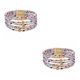 thumbnail image 1 of Brazalete de cuero ajustable Qarigey de múltiples capas Regalos del día de San Valentín Decoración de fiesta Pulseras Joyas Blanco, 1 of 6