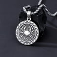 thumbnail image 2 of 12 Zodiac Necklace 925 Sterling Silver Astrology Horoscope Necklace Jewelry Gifts for Women Men, 2 of 6