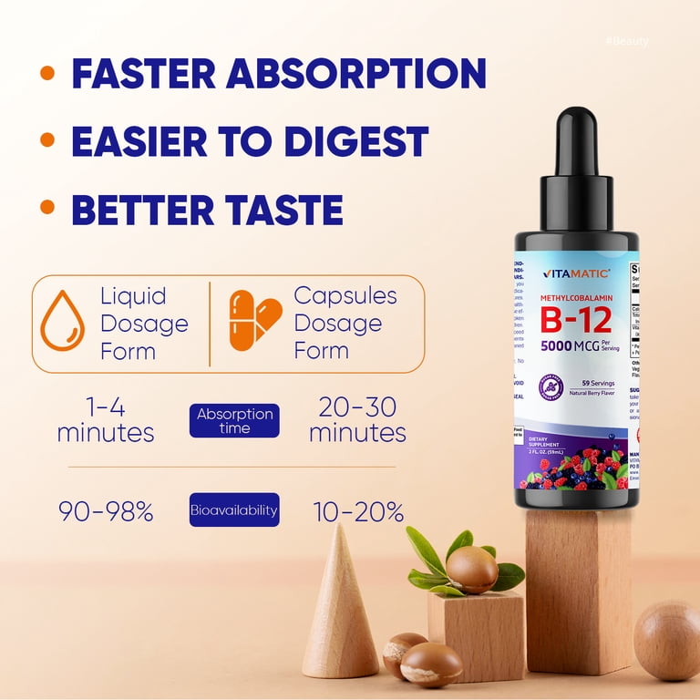 methyl b12 5000 mcg injection but online Vitamatic Liquid mcg, 2 fl oz Drops Most of B B12 INJECTION 💉✨, Feeling dog energy support Item Type:Liquid