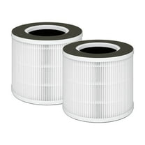 Nispira True HEPA Activated Carbon Filter Replacement Compatible with Vremi Air Purifier / Kokeki Air Purifier VK-6067B, 2 Packs