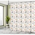 thumbnail image 5 of Ambesonne Nature Shower Curtain, Squirrel Trees Woodland, 69"Wx70"L, Multicolor, 5 of 5