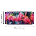 thumbnail image 5 of ONETECH Flamingos Palm Trees Abstract Brush Strokes Square Floor Mat Indoor Outdoor Front Door Mat Outdoor Entrance for Home Entrance Outside Entry 19.68*47.24 in, 5 of 6