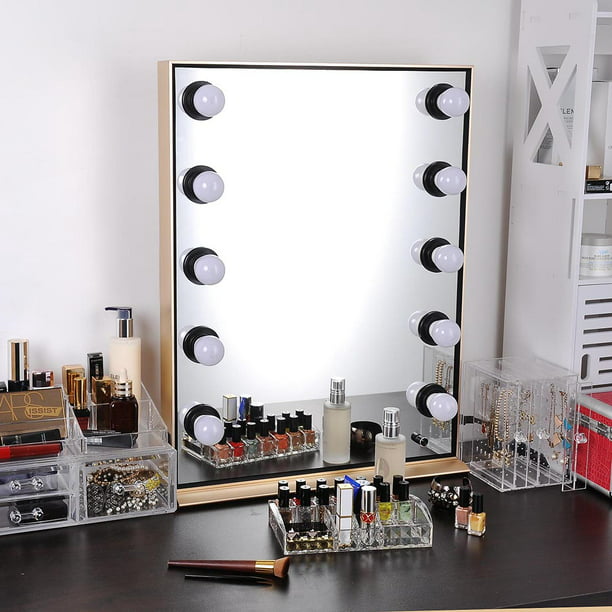 Hollywood Makeup Vanity Mirror With, Makeup Vanity Mirrors