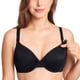 thumbnail image 1 of Sostén de lactancia con varilla Gratlin para mujer 36B negro con soporte completo, 1 of 6
