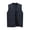 Navy, variant on Xdegoge Mens Lightweight Puffer Vest Collarless Quilted Sleeveless Down Alternative Jacket with Snap Buttons and Pockets Casual Fall Winter Warm Outerwear