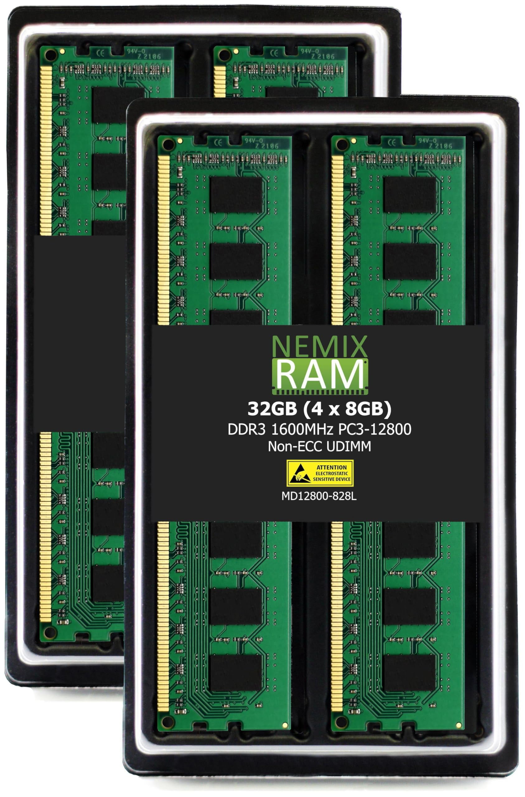 NEMIX RAM 32GB (1X32GB) DDR4 2933MHZ PC4-23400 2Rx8 288-PIN - Main Image